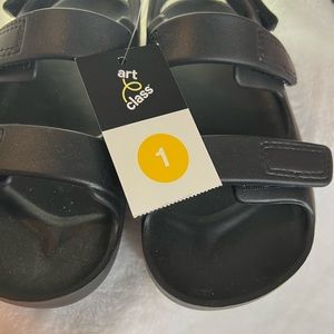 NWT Sandals  Black Childrens Size 1
